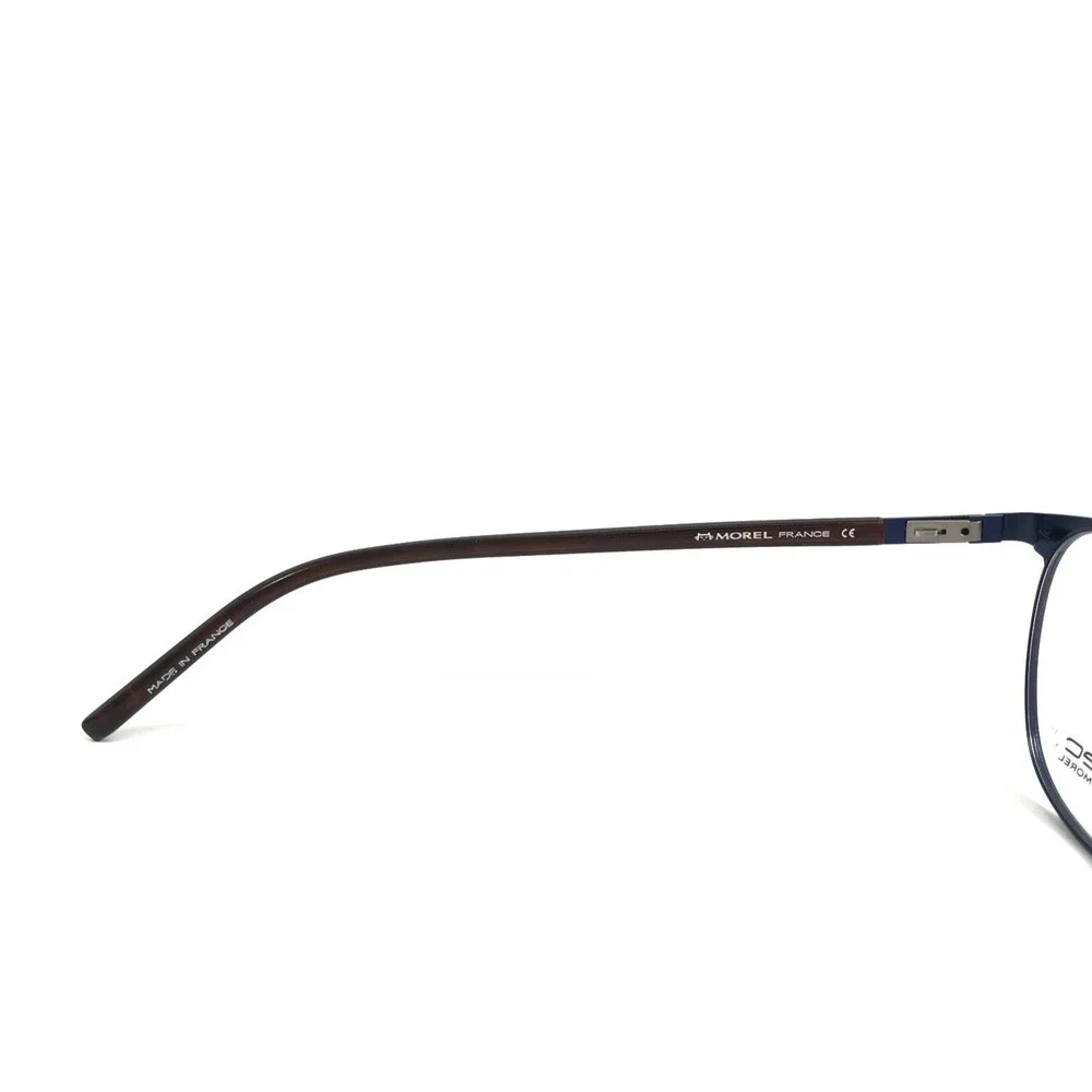 Lightec by Morel Eyeglasses Frames 8239L BB072 Brown Blue Full Rim 49-21-145